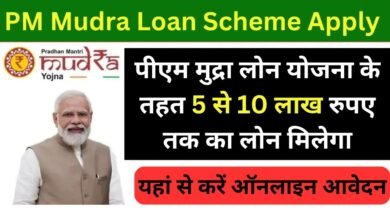 PM Mudra Loan Scheme Apply